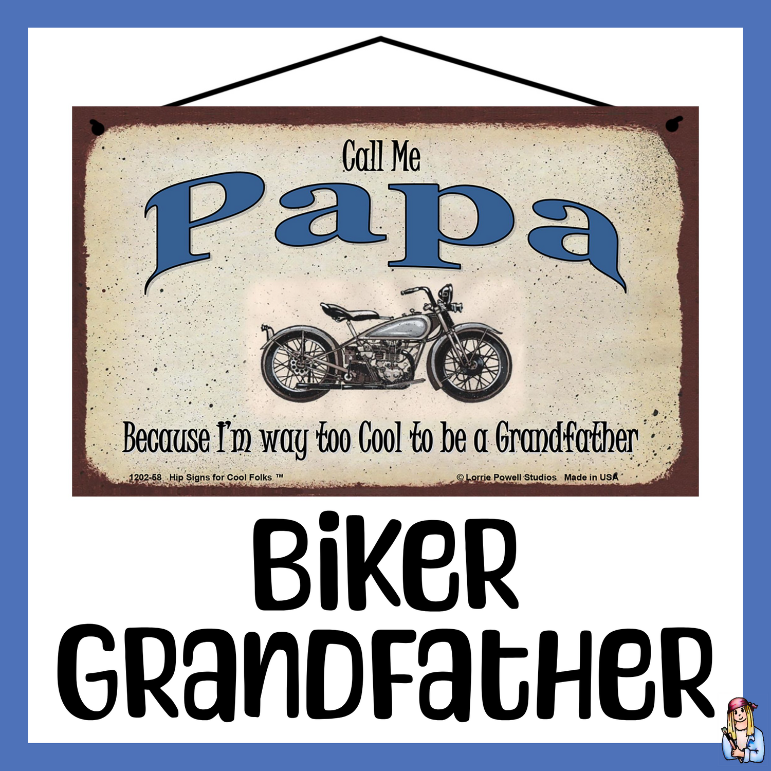 Biker Grandfather