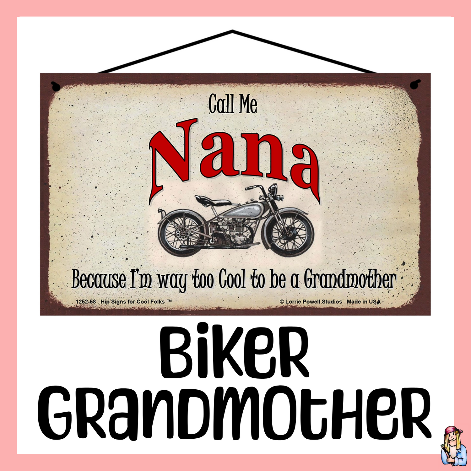 Biker Grandmother