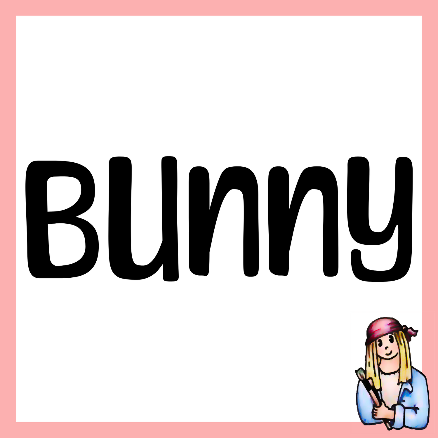 Bunny - Vintage Style Signs for Grandma