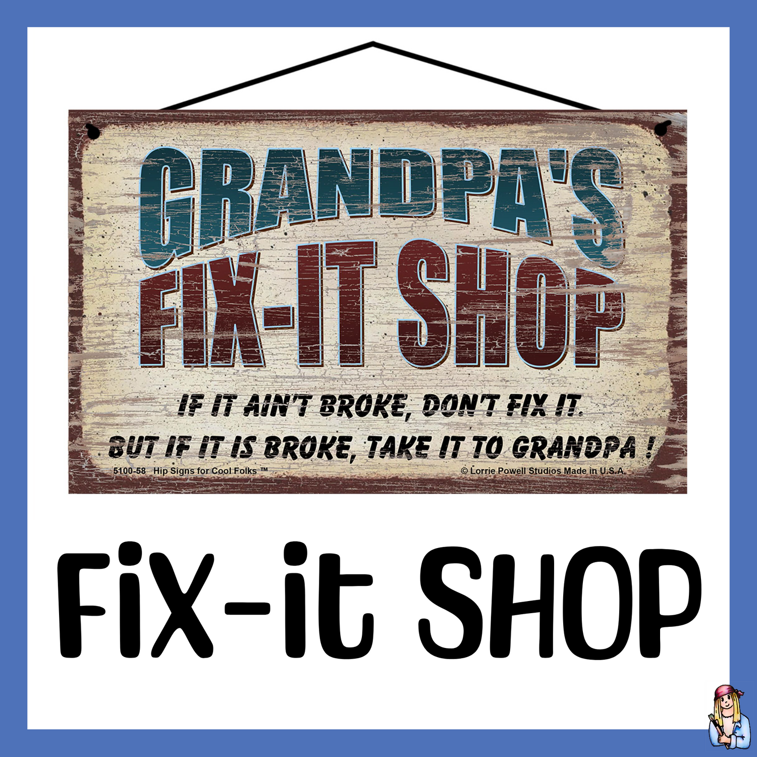 Fix-It Shop Grandfather