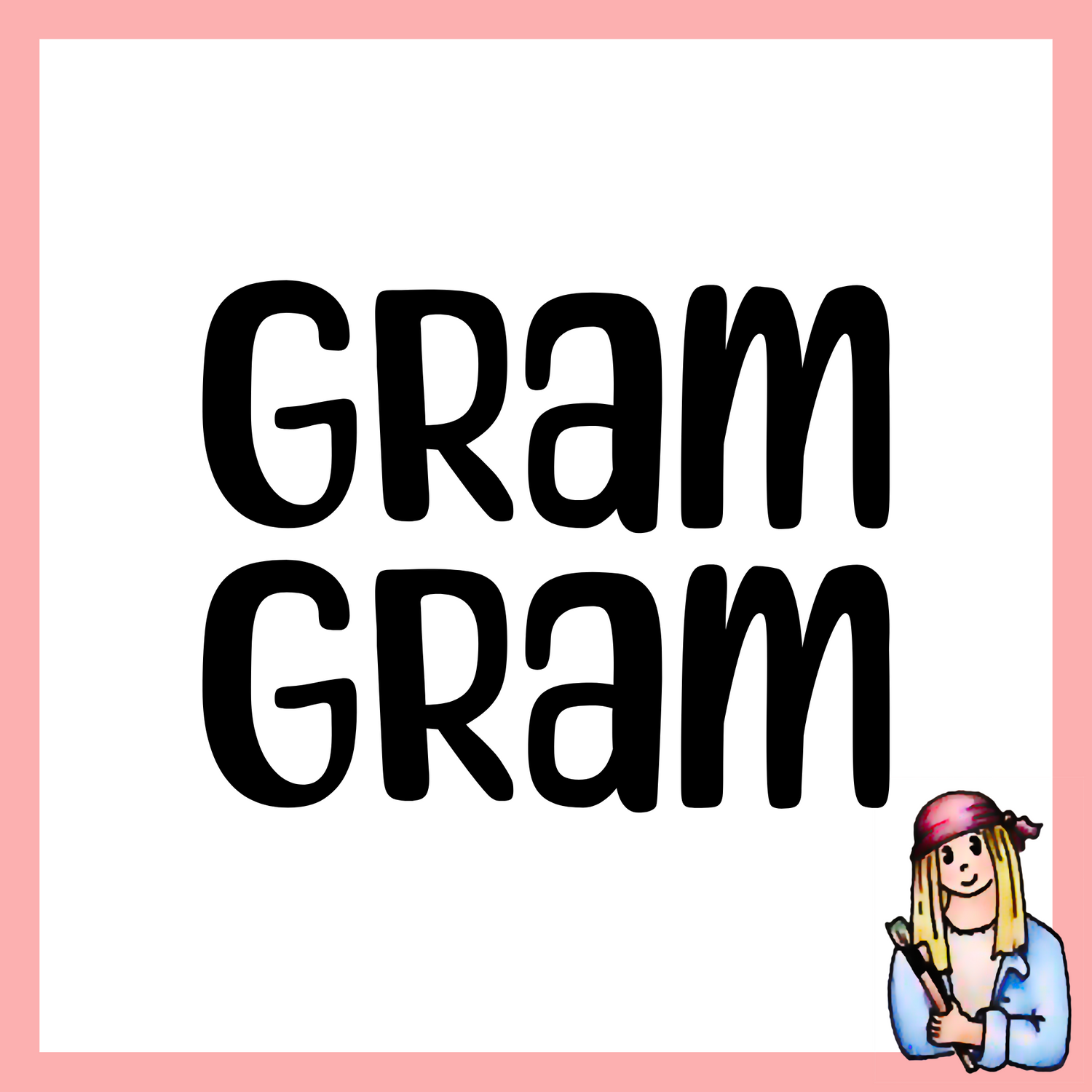 Gram Gram - Vintage Style Signs for Grandma