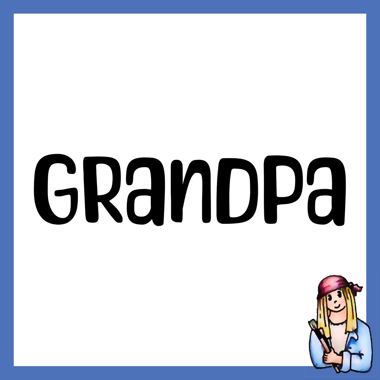 Grandpa - Vintage Style Signs for Grandfathers