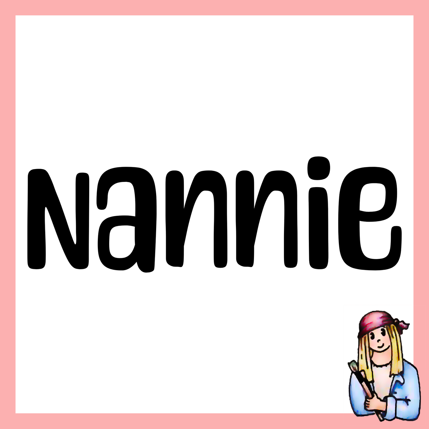 Nannie - Vintage Style Signs for Grandma