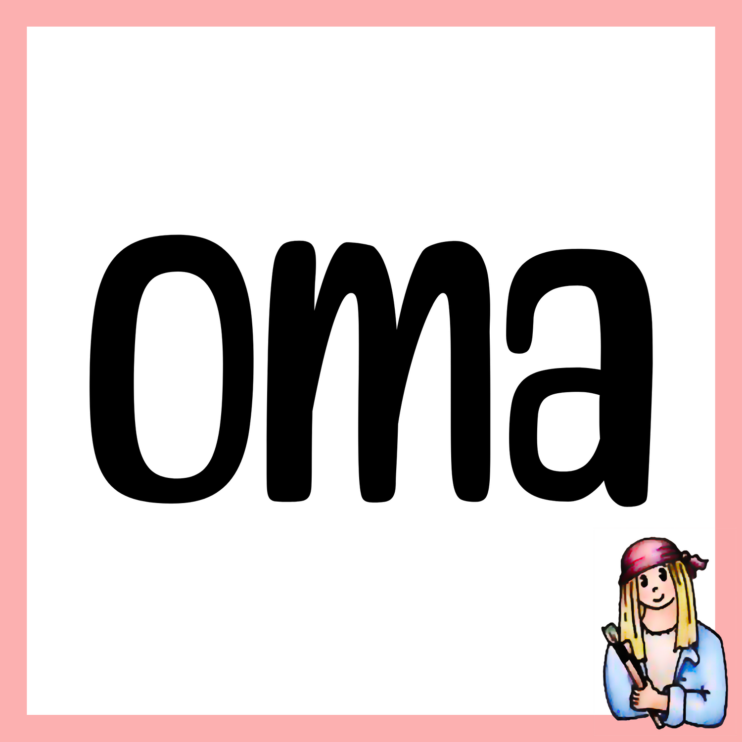 Oma - Vintage Style Signs for Grandma