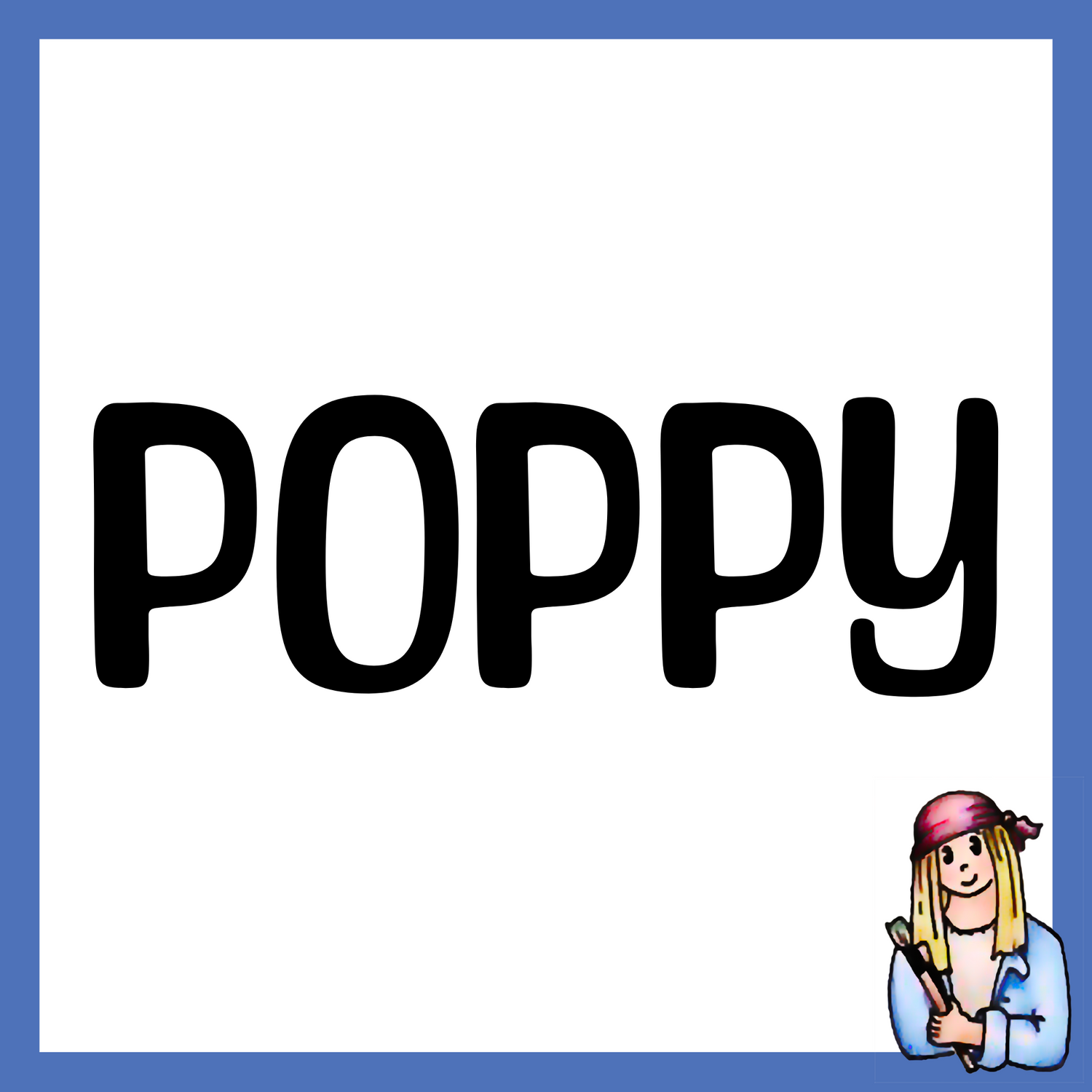 Poppy - Vintage Style Signs for Grandpa