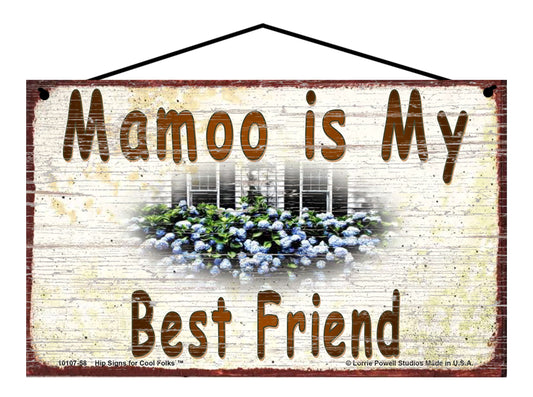 Mamoo Hydrangea Sign - Mamoo Is My Best Friend