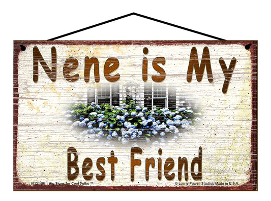 Nene Hydrangea Sign - Nene Is My Best Friend