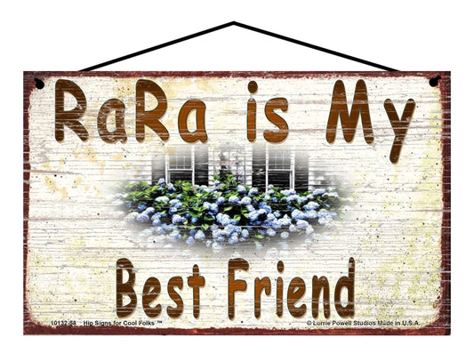 RaRa Hydrangea Sign - RaRa Is My Best Friend