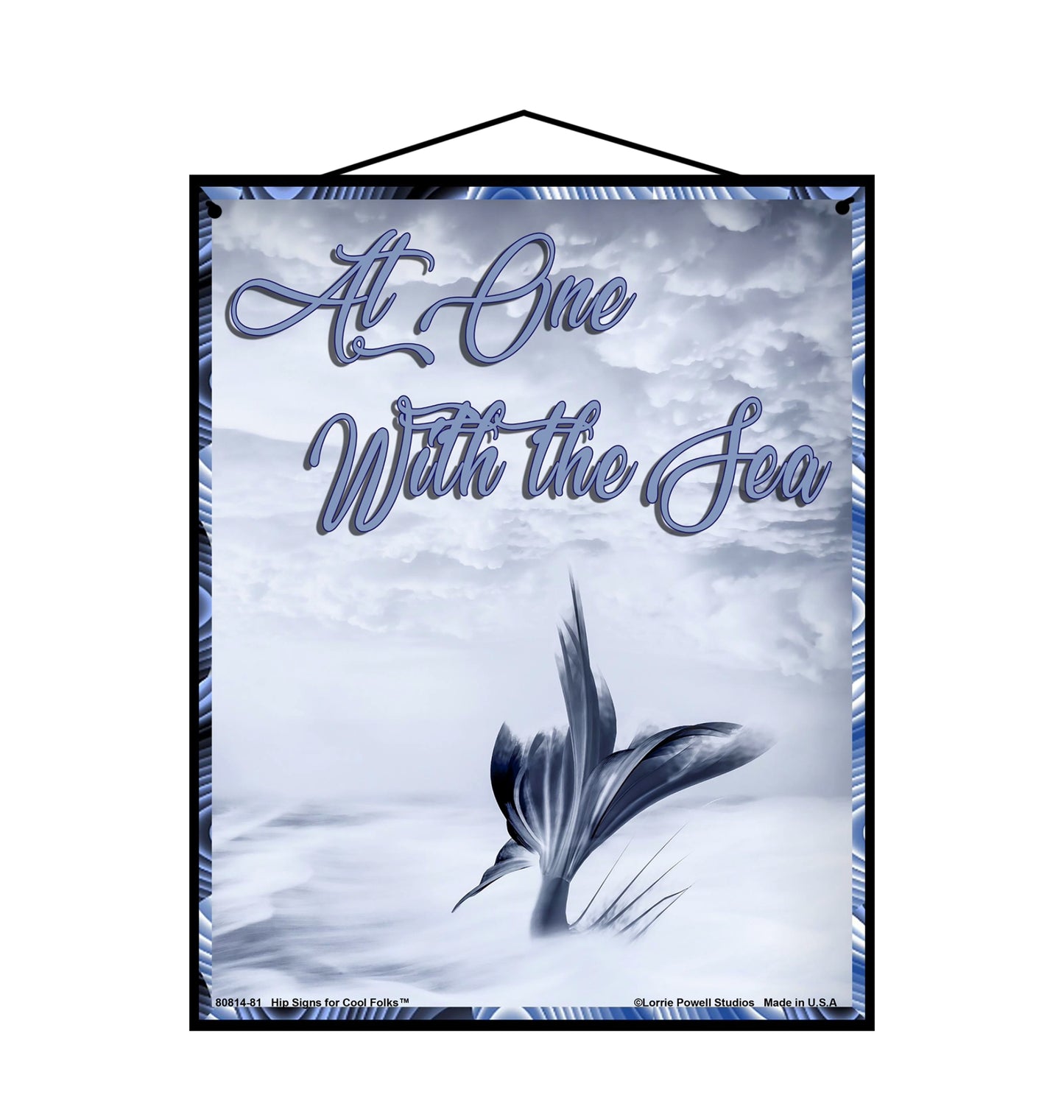 At One With The Sea - Vintage Style Sign